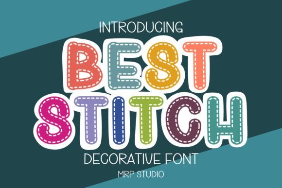 Best Stitch: The Friendly Typeface for Creative Projects