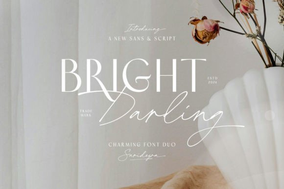 Bright Darling Duo: A Font Pairing for Timeless Style