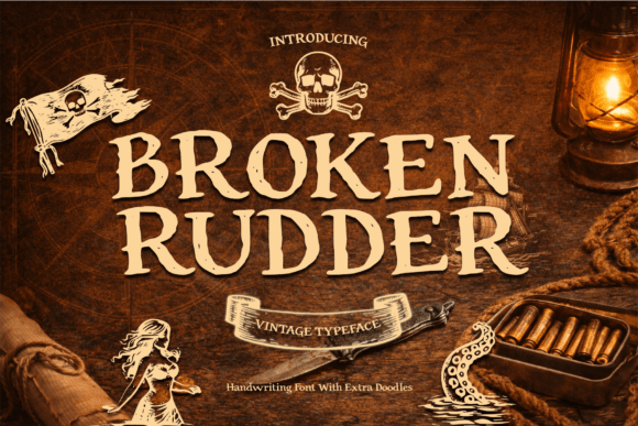 Broken Rudder: A Typeface with Nautical Soul