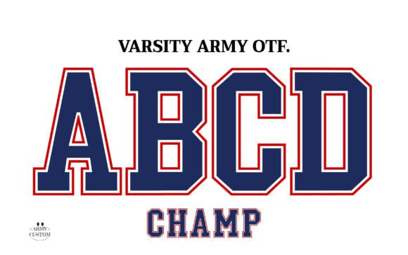 Capturing Campus Spirit: The Varsity Army Typeface