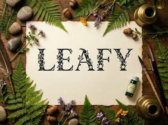 Leafy: When Your Typography Needs to Command the Stage