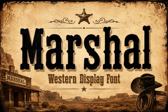 Marshal: Authentic Western Typography for Bold Branding