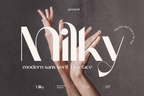 Milky Sans Serif: Crafting Modern Visual Stories
