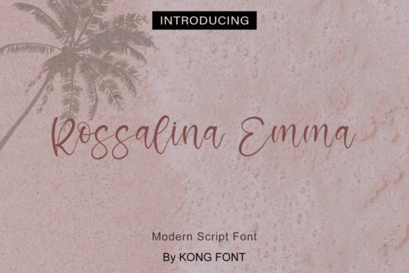 Rossalina Emma: A Playful Script for Modern Designers