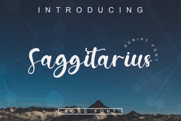 Saggitarius: Your New Favorite Script Font for Playful Designs