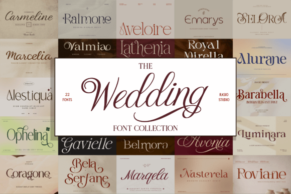 The Wedding Collection: A Font Bundle for Timeless Design