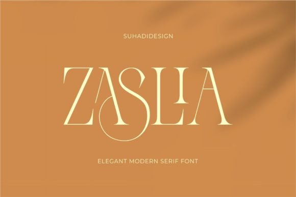 Zaslia: The Elegant Ligature Serif for Modern Branding